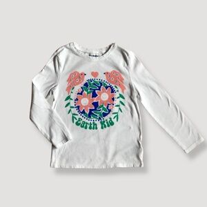 Old Navy, Girls size 5T, Eco Graphic T-Shirt, White